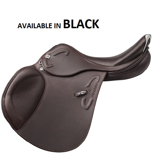 Prestige X Michel Robert Jumping Saddle Black-SADDLES: Jumping Saddles-Ascot Saddlery
