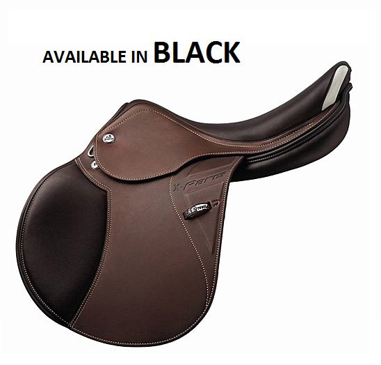 Prestige X Paris Jumping Saddle Black-SADDLES: Jumping Saddles-Ascot Saddlery