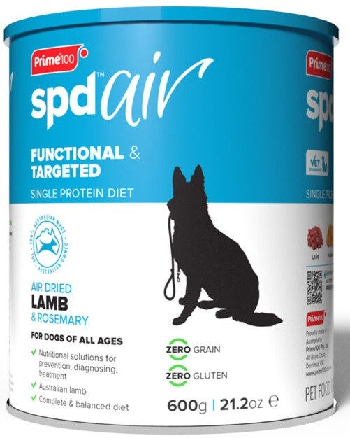 Prime 100 Air Spd Lamb & Rosemary 600gm-Dog Food-Ascot Saddlery