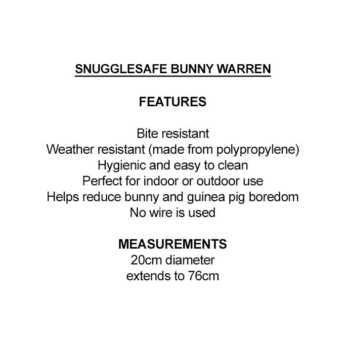 Rabbit Bunny Warren 760mm X 210mm-Small Animal-Ascot Saddlery