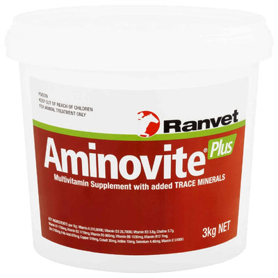 Ranvet Aminovite Plus 3kg-STABLE: Supplements-Ascot Saddlery
