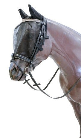 Ride Fly Free Mask Flyveil Showmaster-HORSE: Flyveils & Bonnets-Ascot Saddlery