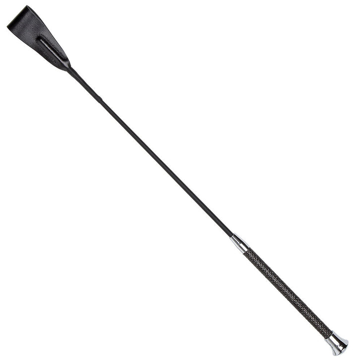 Riding Crop Bling 65cm Black-RIDER: Whips-Ascot Saddlery