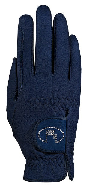 Roeckl Lisboa Gloves Navy-RIDER: Gloves-Ascot Saddlery