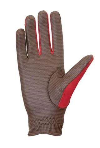 Roeckl Muenster Gloves Autumn Red-RIDER: Gloves-Ascot Saddlery