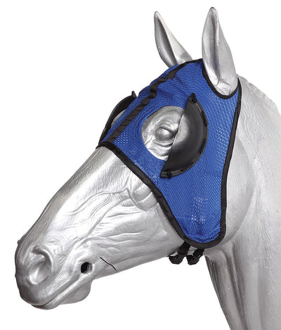 Rogues Hood Airlite Adjustable Full Cup Blue (by Order)-HORSE: Racing & PVC-Ascot Saddlery