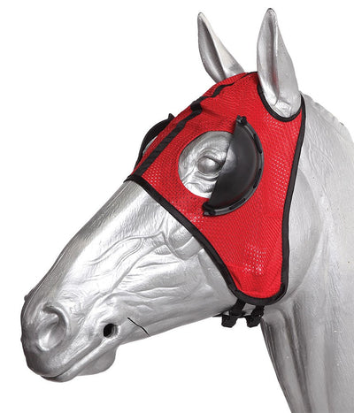 Rogues Hood Airlite Adjustable Full Cup Red (by Order)-HORSE: Racing & PVC-Ascot Saddlery