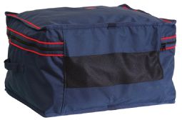 Rug Storage Bag Navy & Red-RUGS: Rug Accessories-Ascot Saddlery