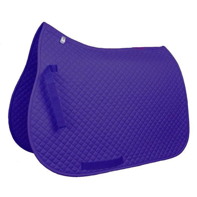 Saddlecloth All Purpose Eurohunter Quilted Purple-HORSE: Saddlecloths-Ascot Saddlery