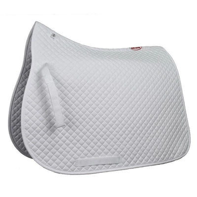 Saddlecloth All Purpose Eurohunter Quilted White-HORSE: Saddlecloths-Ascot Saddlery