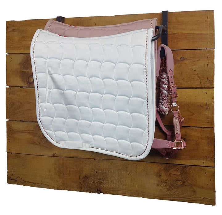 Saddlecloth Bracket Portable Black-STABLE: Stable Equipment-Ascot Saddlery