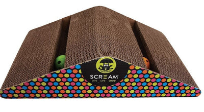 Scratcher Scream Triangle-Cat Accessories-Ascot Saddlery
