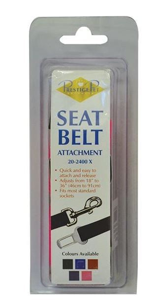 Seat Belt Dog Pp Blue Adjust-Dog Accessories-Ascot Saddlery