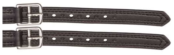 Stirrup Leathers Pvc Classic Black-HORSE: Stirrup Leathers-Ascot Saddlery