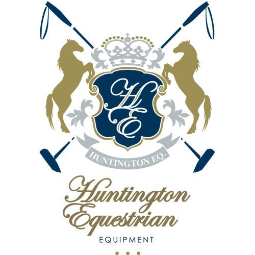 Stock Tie Huntington Crystals Navy Binding-RIDER: Stocks & Hair Accessories-Ascot Saddlery