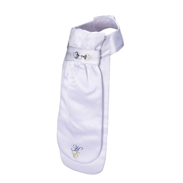 Stock Tie Huntington Snaffle Bit White-RIDER: Stocks & Hair Accessories-Ascot Saddlery