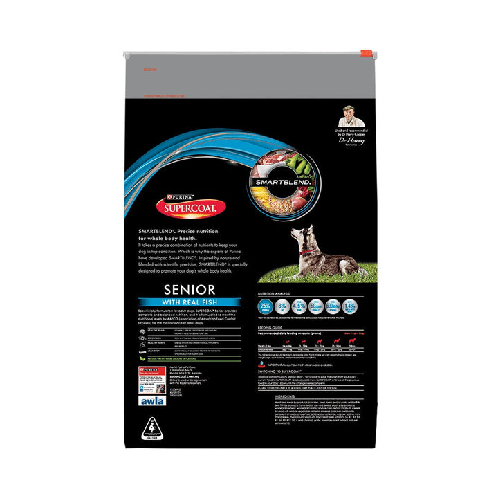 Supercoat Purina Dog Adult Senior Fish 2.6kg-Dog Food-Ascot Saddlery