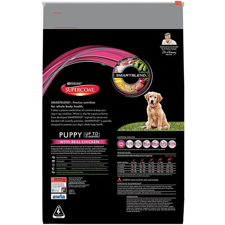 Supercoat Purina Dog Puppy 2.6kg-Dog Food-Ascot Saddlery