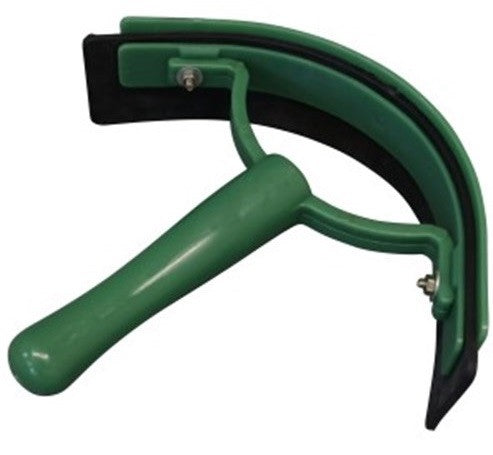 Sweat Scraper Kite Pvc Green-STABLE: Grooming-Ascot Saddlery