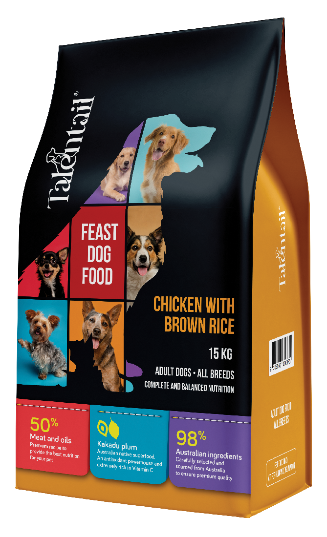 Talentail Dog Food Chicken & Brown Rice 3.5kg-Dog Food-Ascot Saddlery