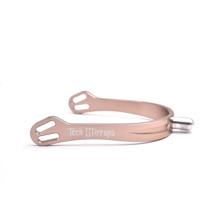 Tech Spurs Florence Shiny Medium Rosegold-RIDER: Spurs & Straps-Ascot Saddlery