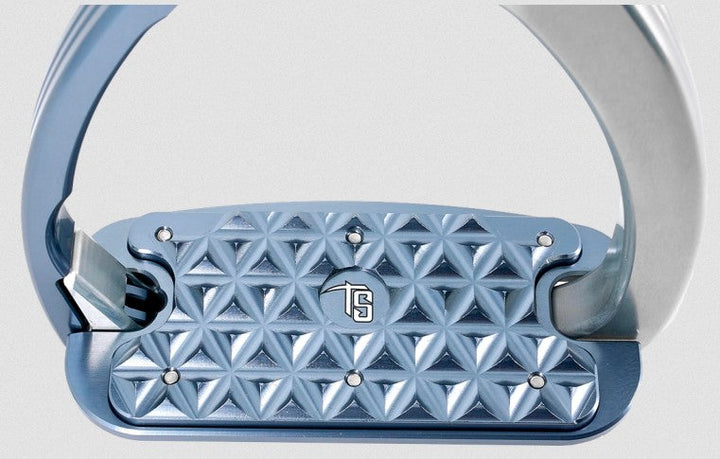 Tech Stirrup Irons Venice Evo Flat Safety Stirrups Black & Brown-HORSE: Stirrup Irons-Ascot Saddlery