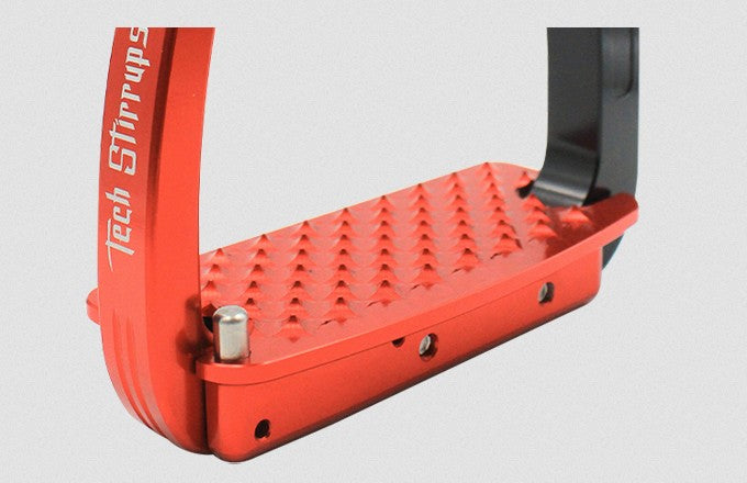 Tech Stirrup Irons Venice Young Evo Safety Stirrups Black & Silver-HORSE: Stirrup Irons-Ascot Saddlery