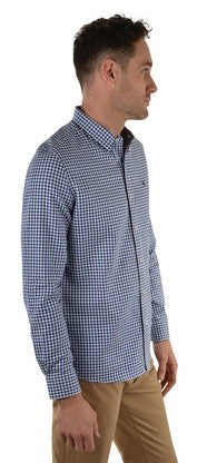 Thomas Cook Albion Tailored Long Sleeve Shirt Royal Blue Mens-CLOTHING: Clothing Mens-Ascot Saddlery