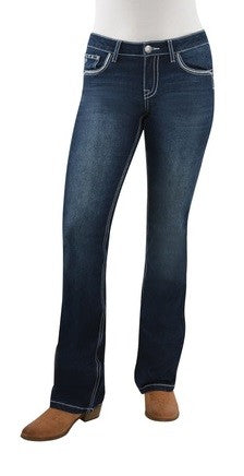 Thomas Cook Jean Rhian Bootcut 34 Darkest Night Ladies-CLOTHING: Jeans-Ascot Saddlery