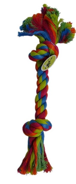Toy Dog Scream 2knot Rope 22cm-Dog Toys-Ascot Saddlery