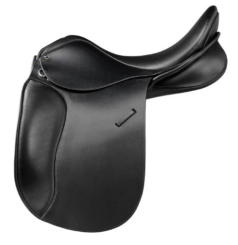 Trainers Jessica Pro Dressage Saddle Black-SADDLES: Dressage Saddles-Ascot Saddlery