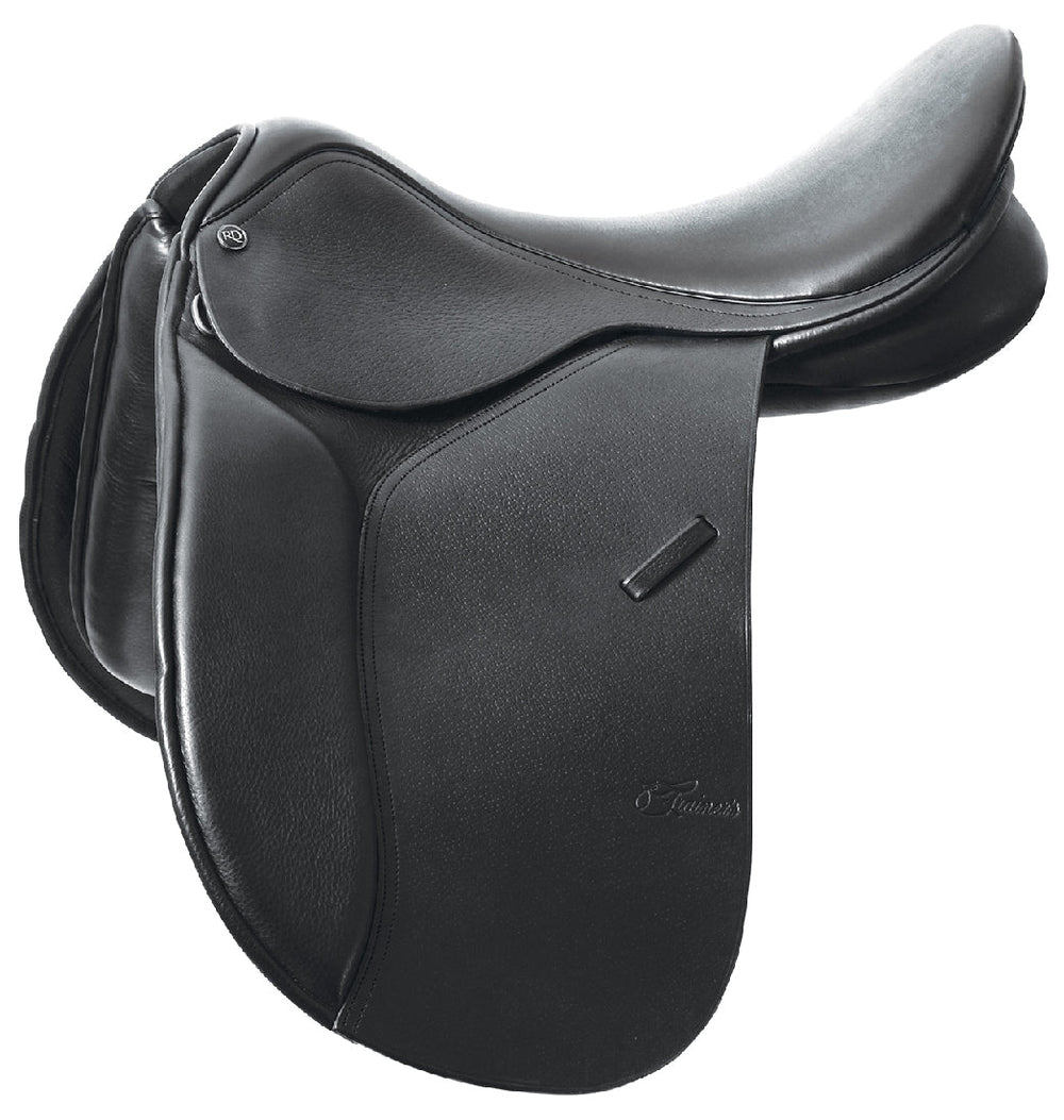 Trainers Master Dressage Saddle Black-SADDLES: Dressage Saddles-Ascot Saddlery