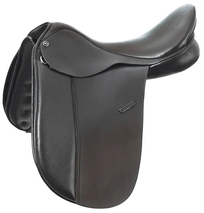 Trainers Master Show Saddle Black-SADDLES: Dressage Saddles-Ascot Saddlery