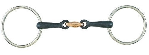 Training Snaffle Loose Ring Sweetiron & Copper Mouth-HORSE: Bits-Ascot Saddlery