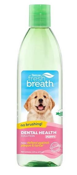 Tropiclean Fresh Breath Water Add Puppy 473ml-Dog Potions & Lotions-Ascot Saddlery