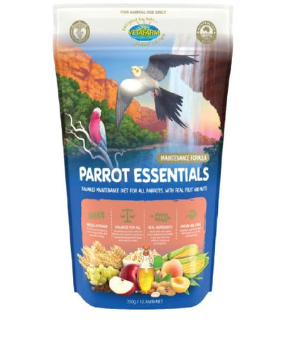 Vetafarm Bird Parrot Essentials 2kg-Bird Food & Treats-Ascot Saddlery
