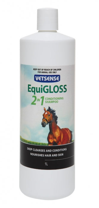 Vetsense Equigloss 2in1 1litre-STABLE: Show Preparation-Ascot Saddlery