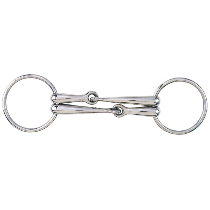W Bit Stainless Steel 12.5cm 5.0"-HORSE: Bits-Ascot Saddlery