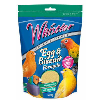 Whistler Egg & Biscuit Formula With Vanilla 500gm-Bird Food & Treats-Ascot Saddlery