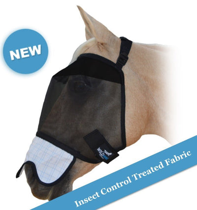Wildhorse Insect Control Mesh Fly Mask Ripstop Nose-HORSE: Flyveils & Bonnets-Ascot Saddlery