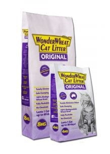 Wonder Wheat Premium Cat Litter 4kg-Cat Litter & Accessories-Ascot Saddlery