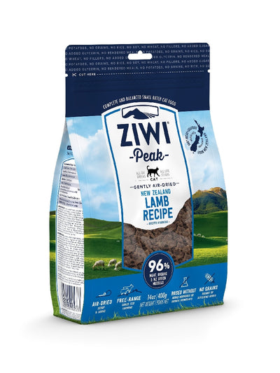 Ziwi Peak Air Dried Cat Food Lamb 400gm-Cat Food & Treats-Ascot Saddlery