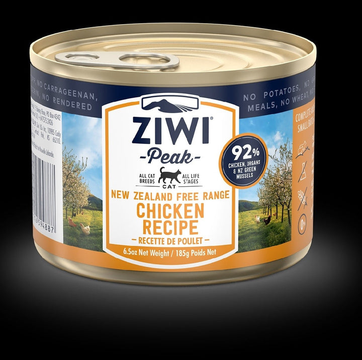 Ziwi Peak Cat Food Can Chicken 185gm-Cat Food & Treats-Ascot Saddlery