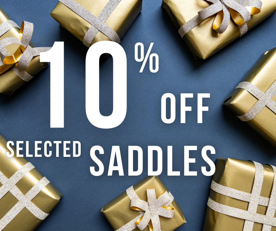 Boxing Day Sale 10% Off Selected Saddles