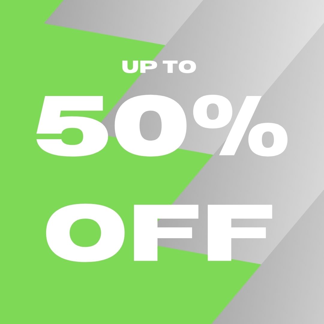 Up to 50% off