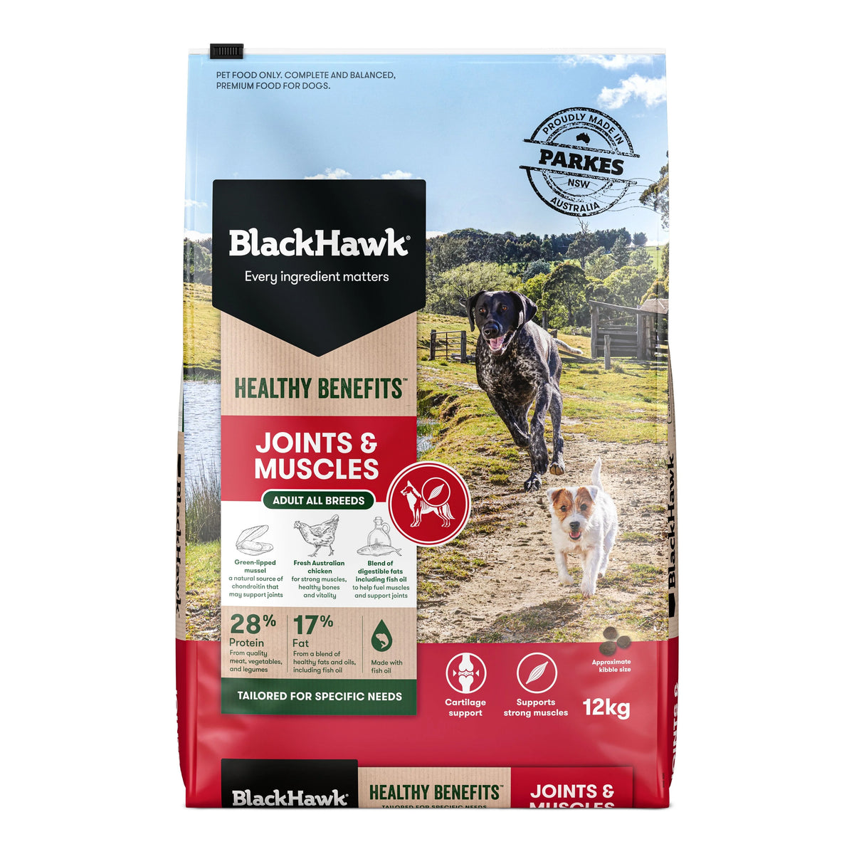 Blackhawk Dog Healthy Benefits Joints & Muscles 12kg