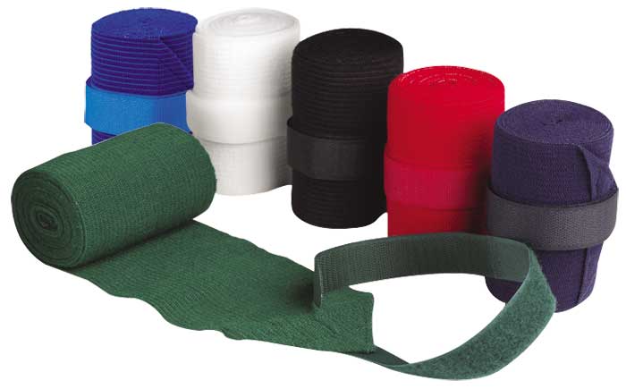 Bandages Nylon 10cm Set Of 4 Aintree [:black]
