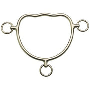 Anti Rearing Bit Wave Mouth Stainless Steel 12.5cm 5.0"