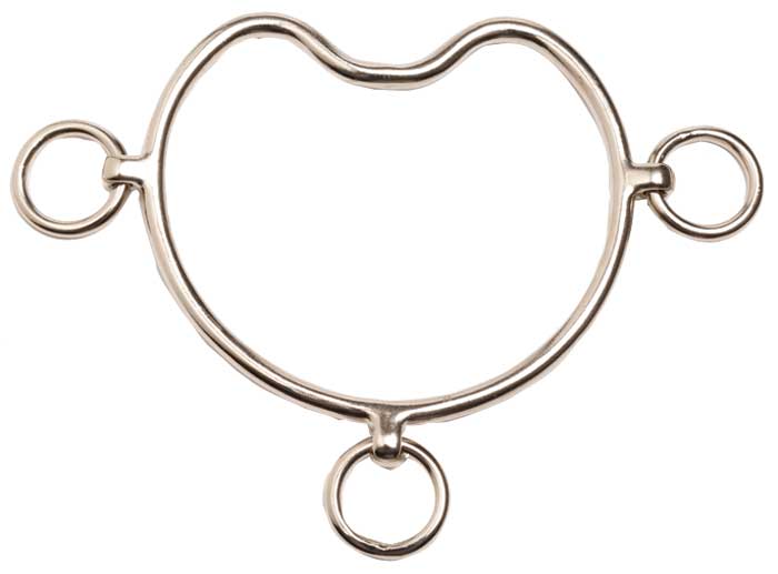 Anti Rearing Bit Port Mouth Stainless Steel [:11.5cm 4.5"]