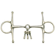 Mouthing Bit Full Cheek & Toggle Stainless Steel [:11.5cm 4.5"]
